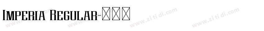 Imperia Regular字体转换 Imperia Regular字体转换